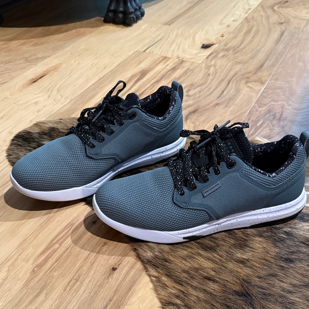 Travis Mathew Charcoal and Black Daily Pro Hybrid Shoe- Sneakers